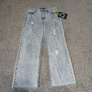 Indigo Blue Women's Light Wash Relaxed Jeans